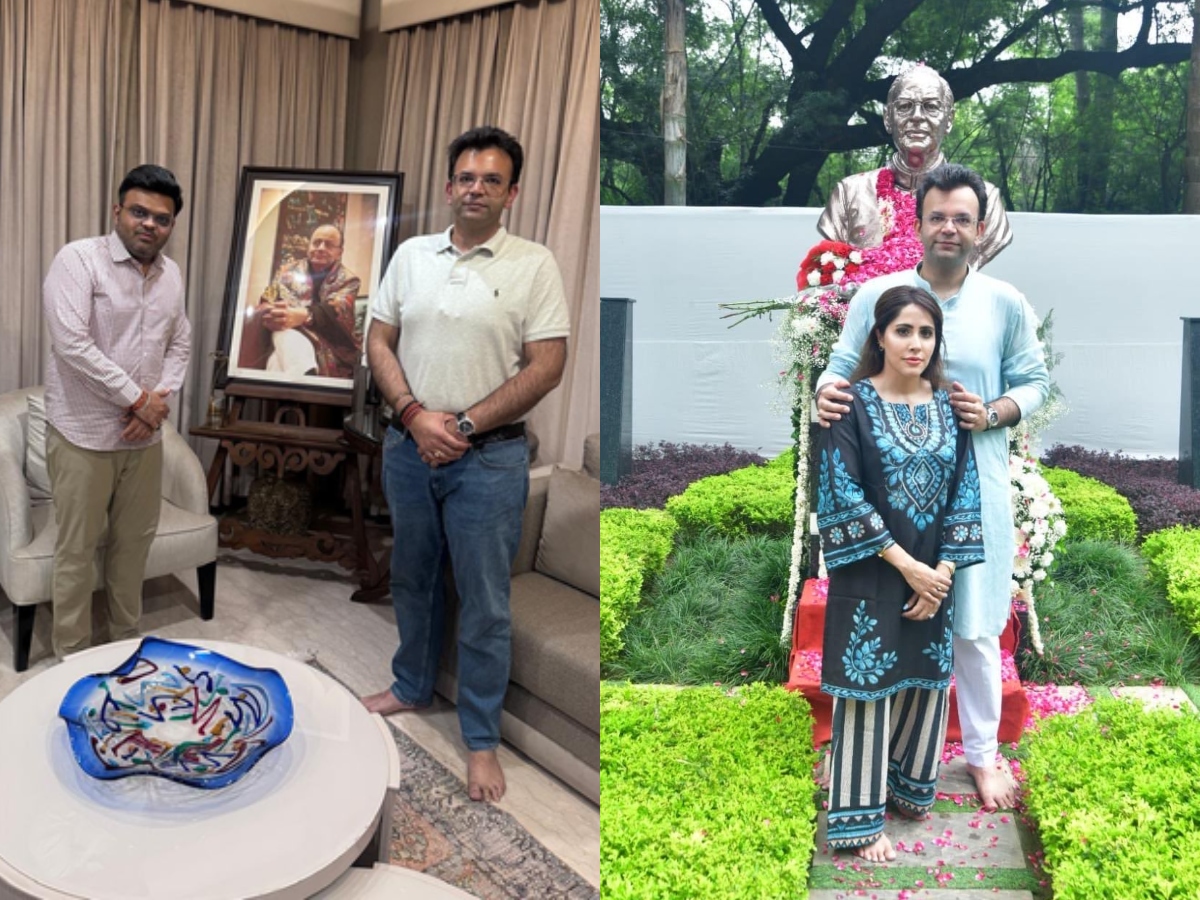 अरुण जेटली की 7वीं पुण्यतिथि: DDCA अध्यक्ष रोहन जेटली से मिले ICC चेयरमैन जय शाह, पूर्व केंद्रीय मंत्री को दी श्रद्धांजलि