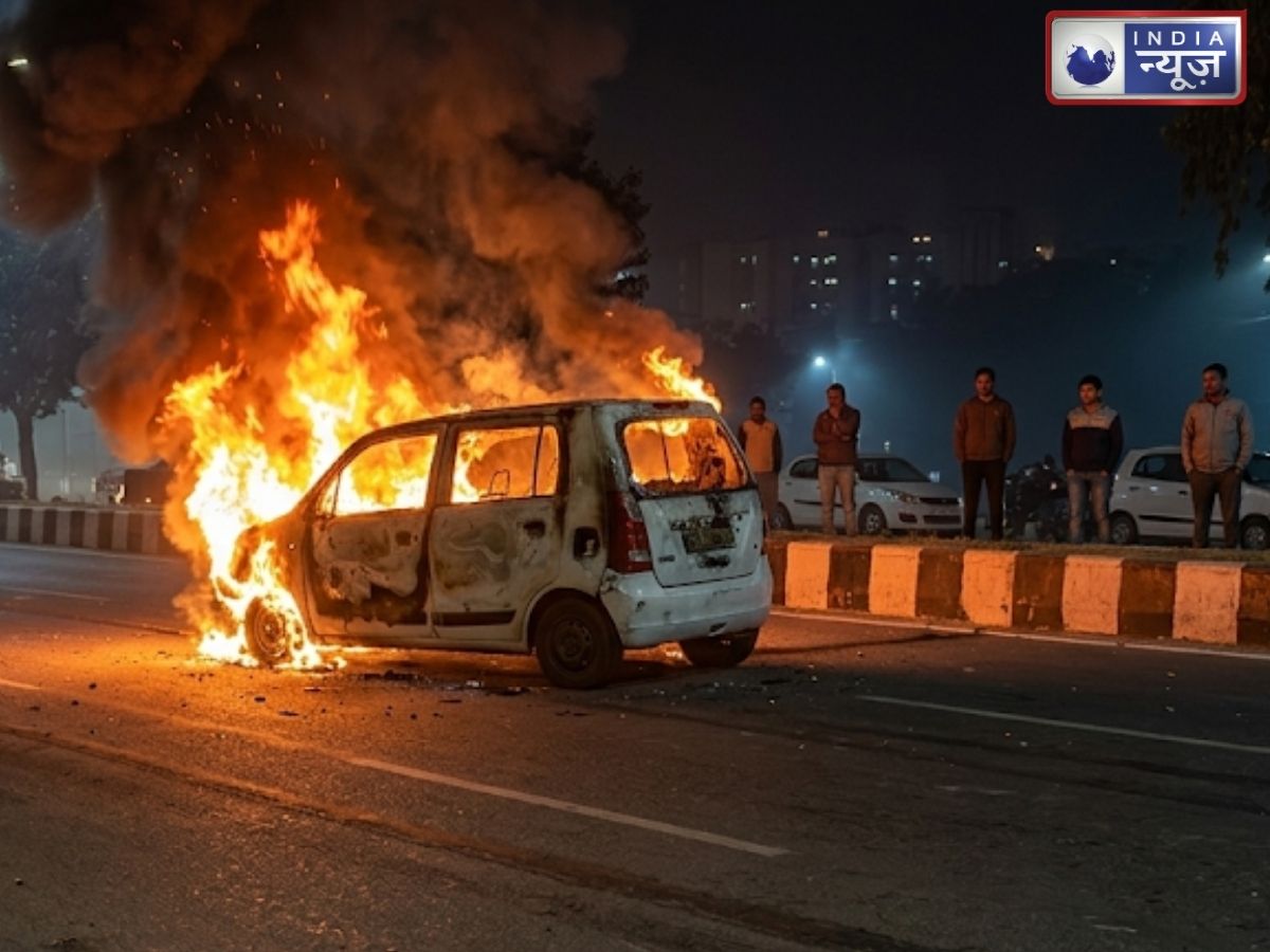 Lucknow Fire In Car: सन्नाटे को चीरते धमाके, जलती कार और अंदर कंकाल; हत्या या साजिश?