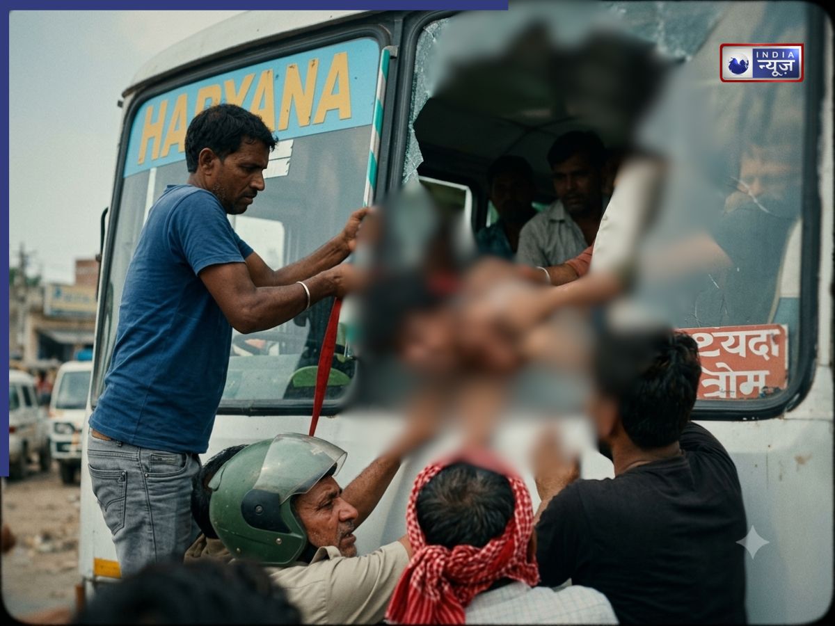 मथुरा में रोंगटे खड़े कर देने वाला हादसा, रोडवेज बस के टूटे शीशे में आधा फंसा मिला युवक!
