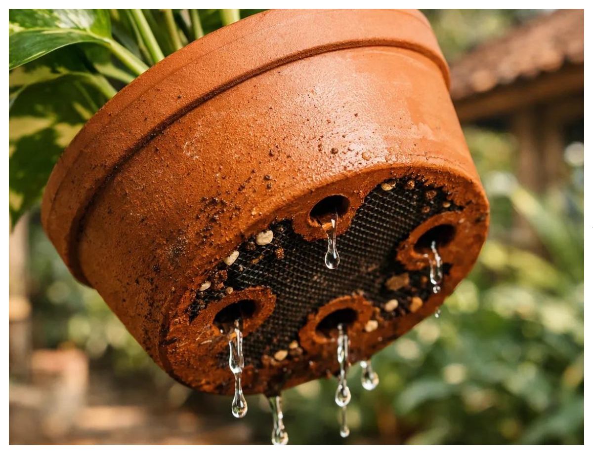 Plants don't need water during the rainy season, they need drainage. - Photo Gallery