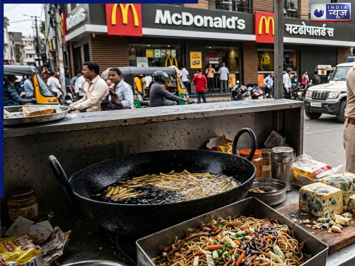 नूडल्स पर नाली के पानी के छिटे, सड़ा पनीर और काला तेल ; McDonald’s समेत 7 ठिकानों पर FDA का छापा; 6 गिरफ्तार