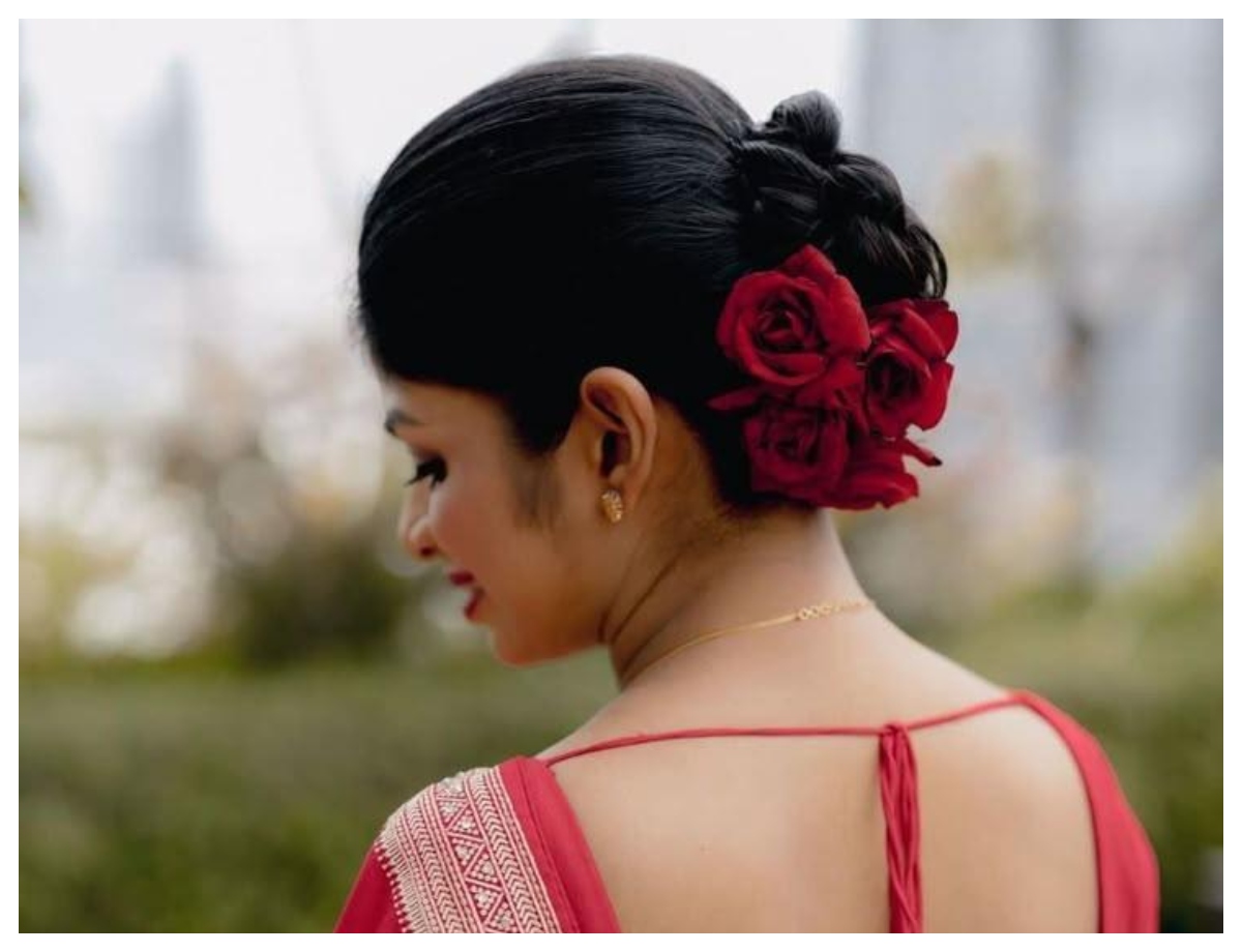 rose flower bun - Photo Gallery