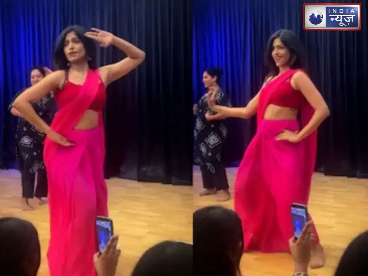 Desi Girl Viral Video: डांस फ्लोर पर लडकी ने काटा बवाल, गुलाबी साड़ी में लगाए ऐसे ठुमके; कारनामा देख लोगों के उडे होश!