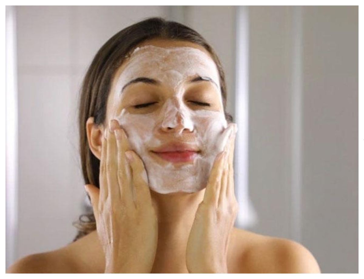 Make a mild scrub with rice flour and yogurt - Photo Gallery