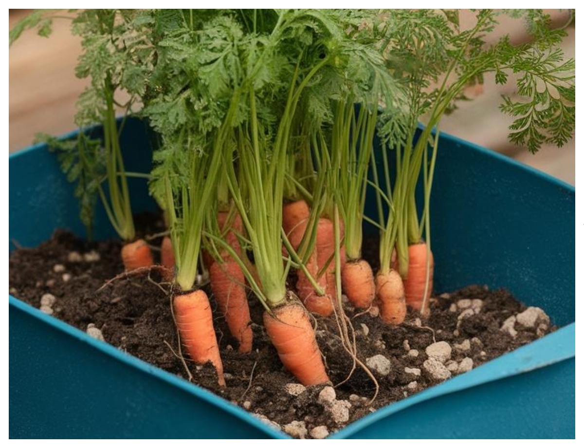 The soil for carrots should be loose. - Photo Gallery