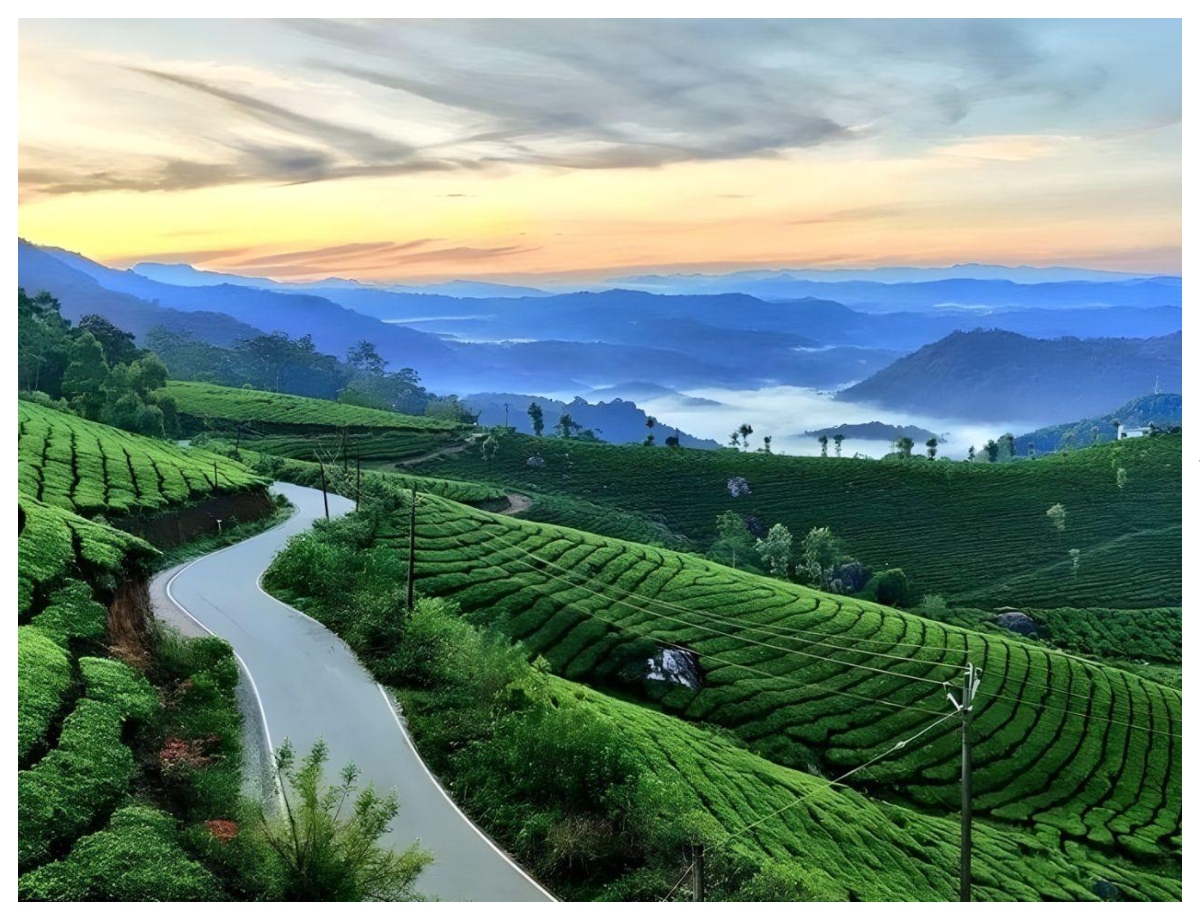 Nilgiri tea and winding paths - Photo Gallery