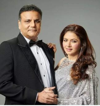 bhagyashree with husband - Photo Gallery