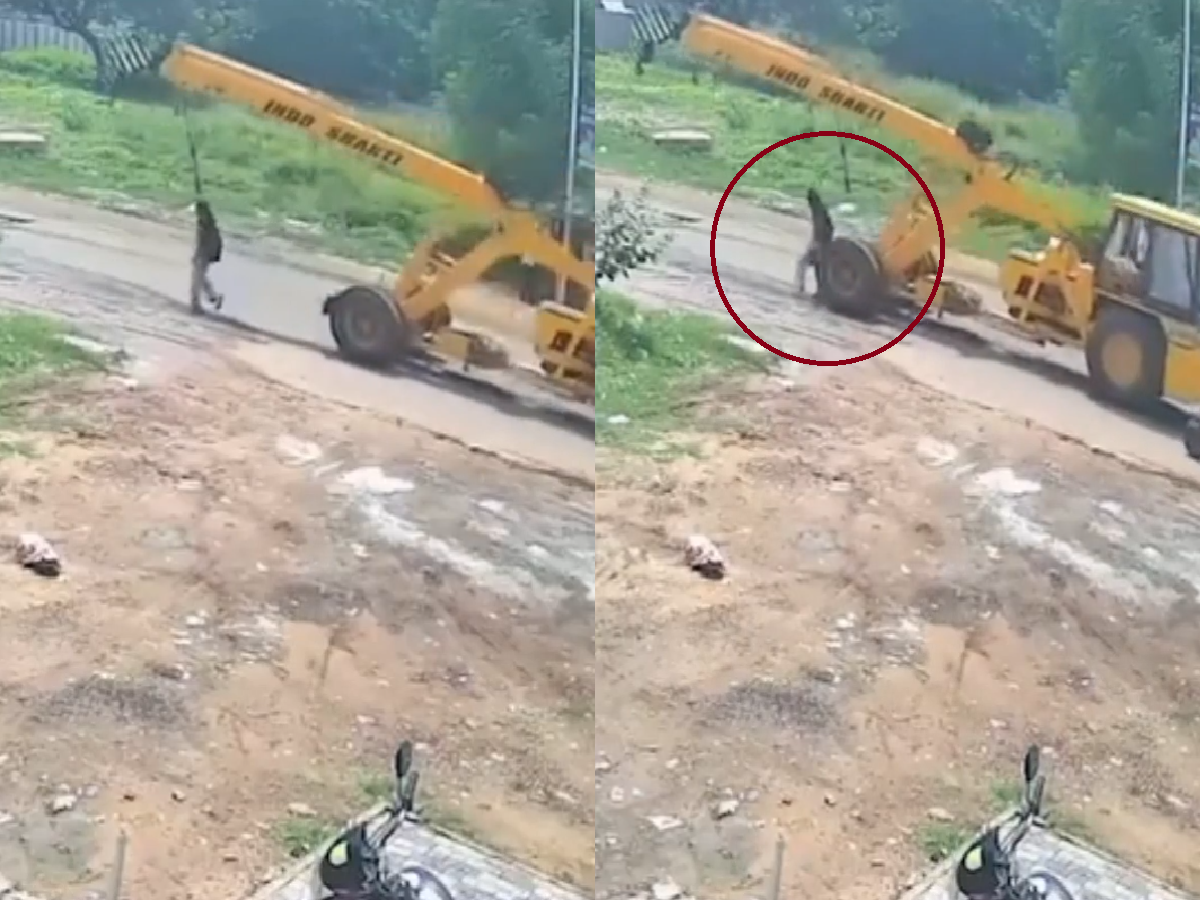 Ahmedabad News: कॉलेज के लिए घर से निकली छात्रा को क्रेन ने मार दी पीछे से टक्कर, मौत, CCTV में कैद हुई घटना - Photo Gallery