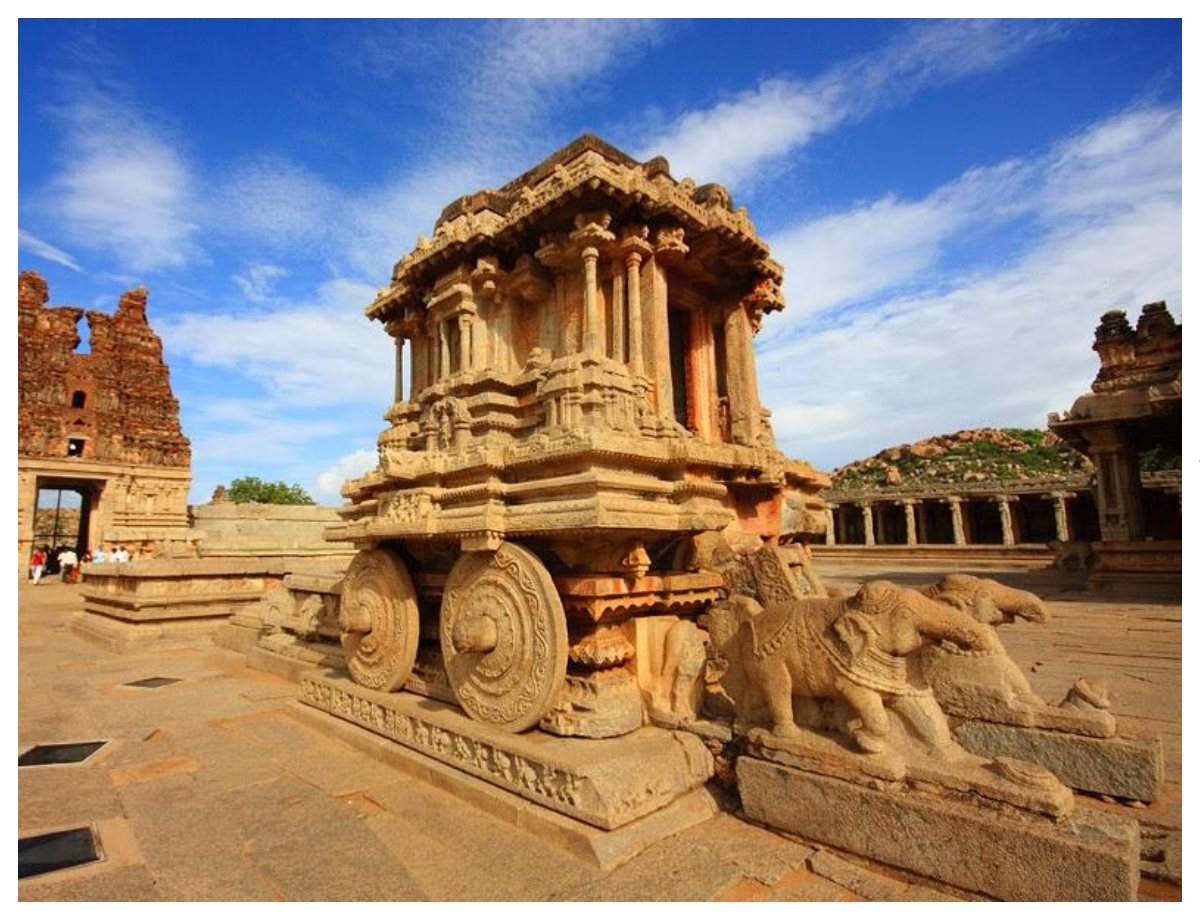 The stone chariot became the identity of Hampi - Photo Gallery