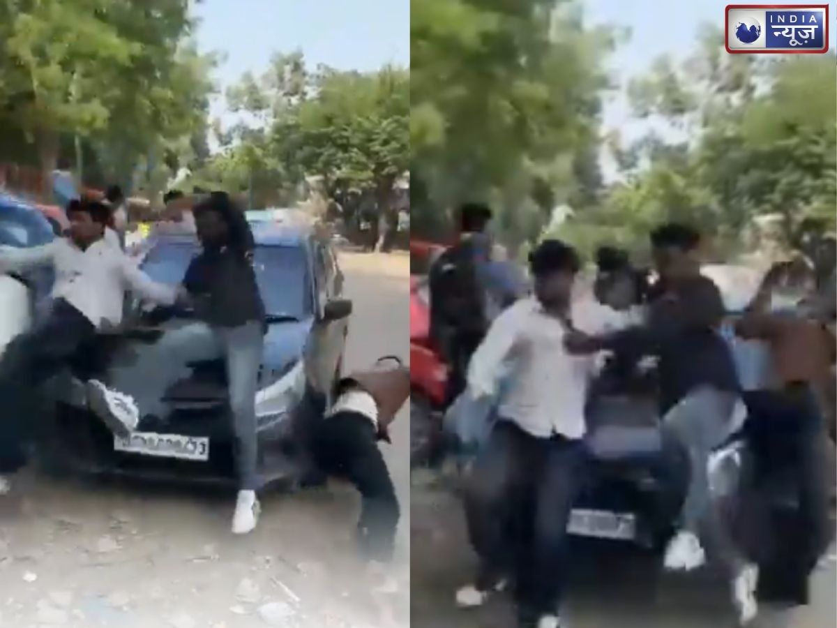 ग्रेटर नोएडा में तेज रफ्तार कार ने मचाया तांडव, छात्रों को टक्कर मारकर फरार हुआ ड्राइवर