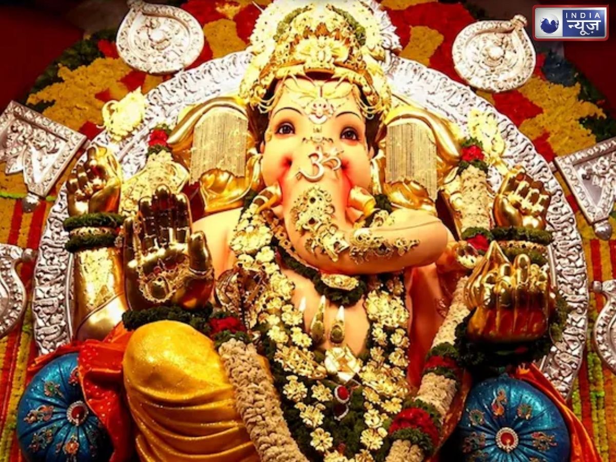Ganesh Utsav: 66 किलो सोना, 335 किलो चांदी और हजारों भक्तों के लिए अन्नदान… ऐसा है मुंबई का GSB महागणपति