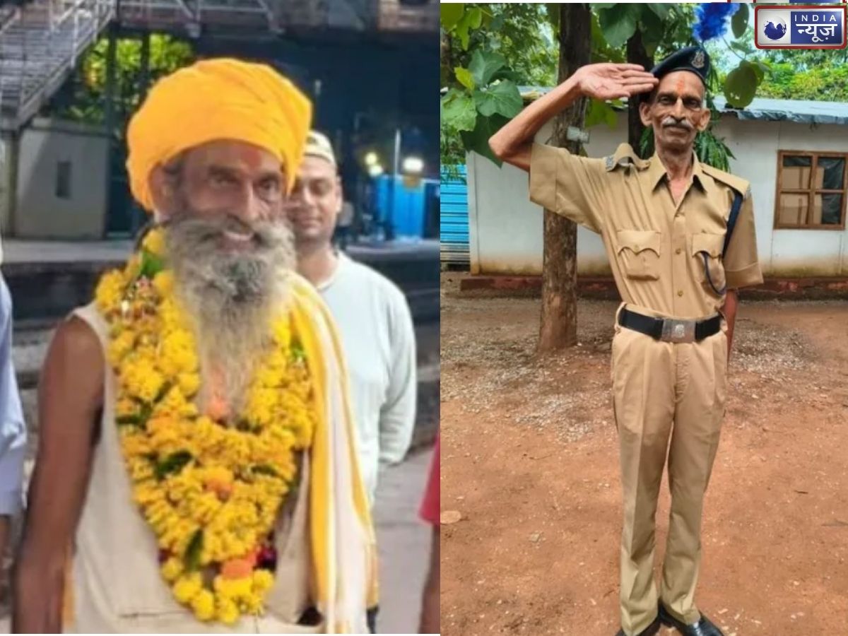 अधिकारी की गाड़ी से साइकिल टकराने के विवाद में गई नौकरी, फिर बने साधु…27 साल बाद वर्दी में लौटे गिरवर सिंह