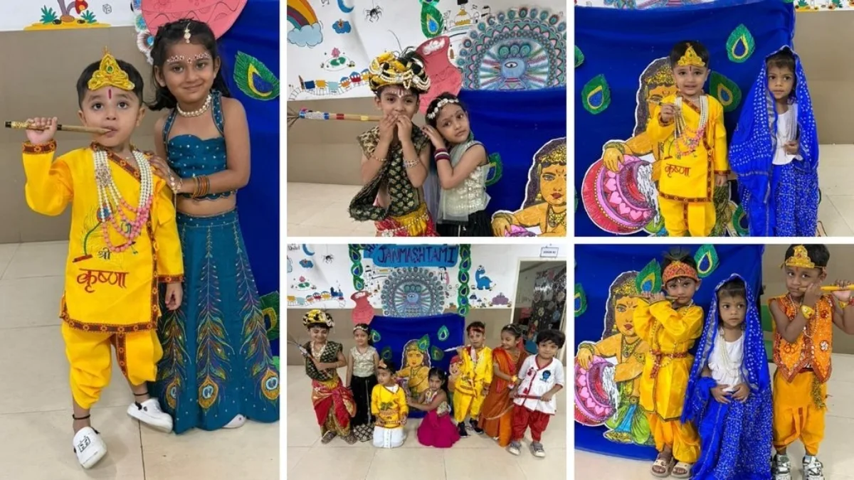 व्हाइट लोटस इंटरनेशनल स्कूल में भक्ति उल्लास और सांस्कृतिक भव्यता के साथ मनाया गया जन्माष्टमी उत्सव