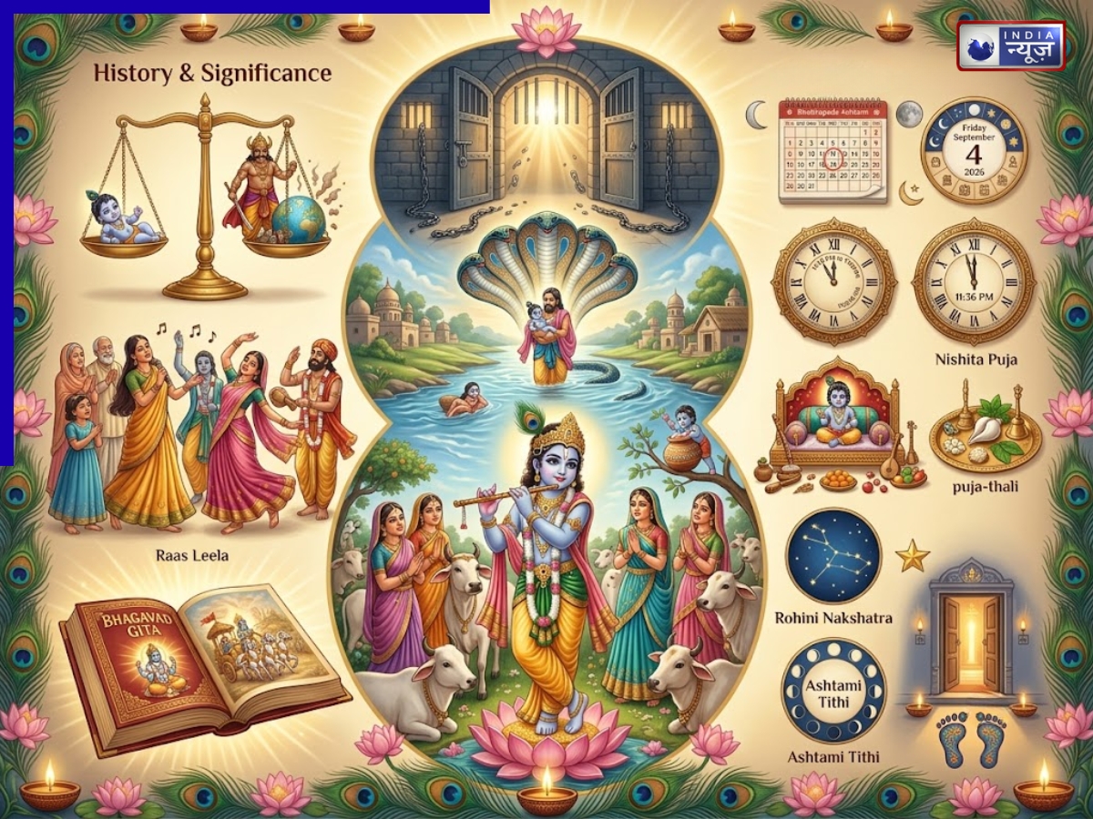 Krishna Janmashtami 2026: जन्माष्टमी में कब करें कृष्ण पूजन, क्या है पारण मुहुर्त, जानें इतिहास