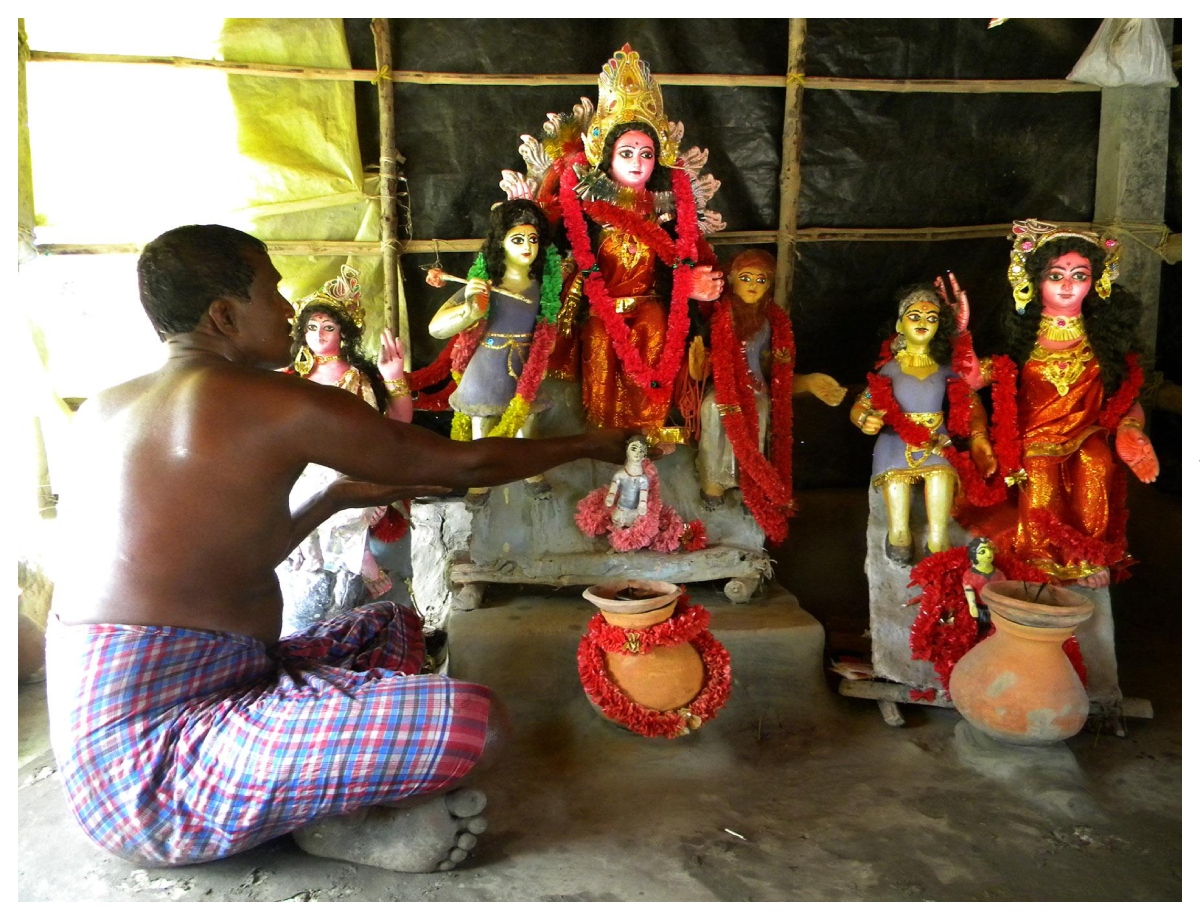 Bonbibi is worshipped before going into the forest. - Photo Gallery