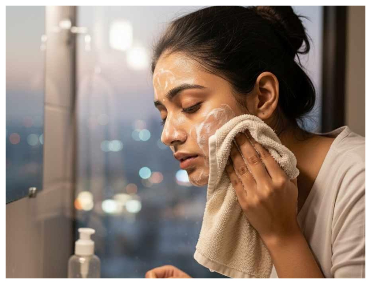 Clean your face after returning home. - Photo Gallery