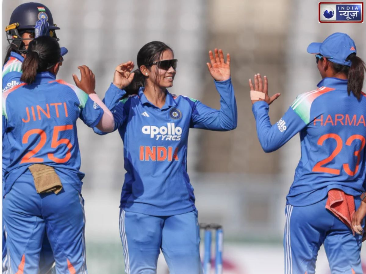 India vs Zimbabwe womens ODI: वैष्णवी शर्मा के पंजे में फंसा जिम्बाब्वे, भारत ने 3-0 से जीती सीरीज