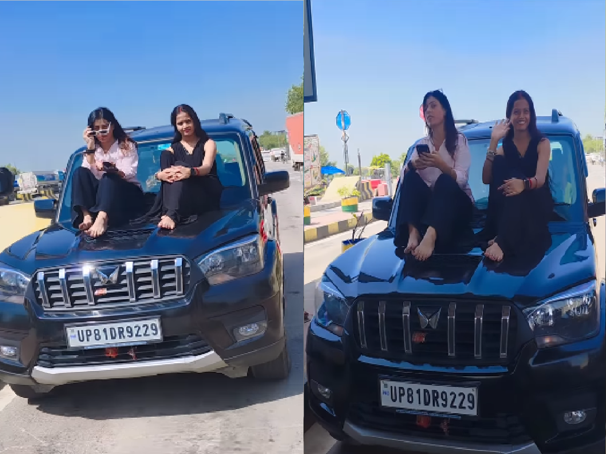 Bulandshahr News: रील के लिए कुछ भी! चलती बोलेरो पर लड़कियों ने जान जोखिम में डाल बनाई रील, Video Viral होने के बाद पुलिस ने लिया एक्शन