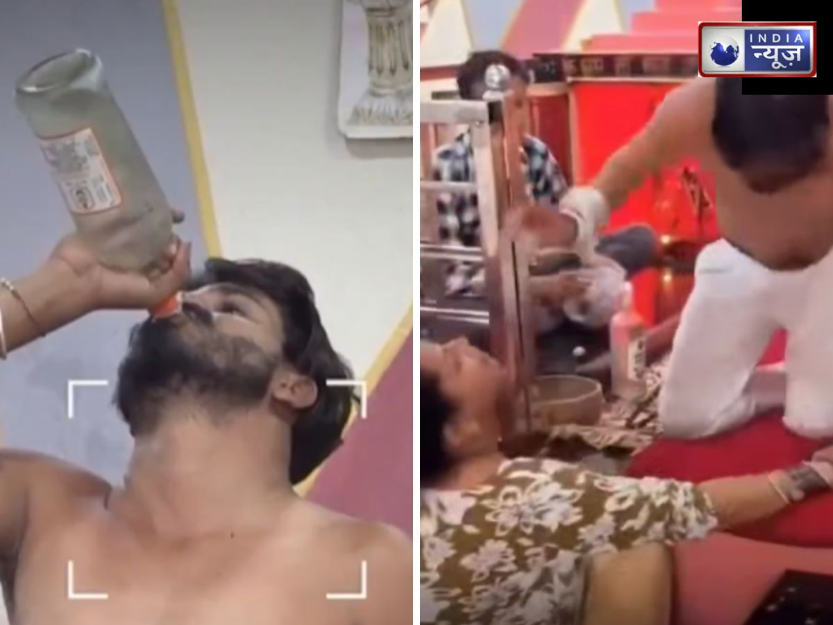 Gwalior News: पहले पीते हैं शराब और लेते हैं सिगरेट का कश, फिर महिलाओं को करते हैं ‘किस’…..बुरी आत्मा को भगाने वाले बाबा का Video Viral