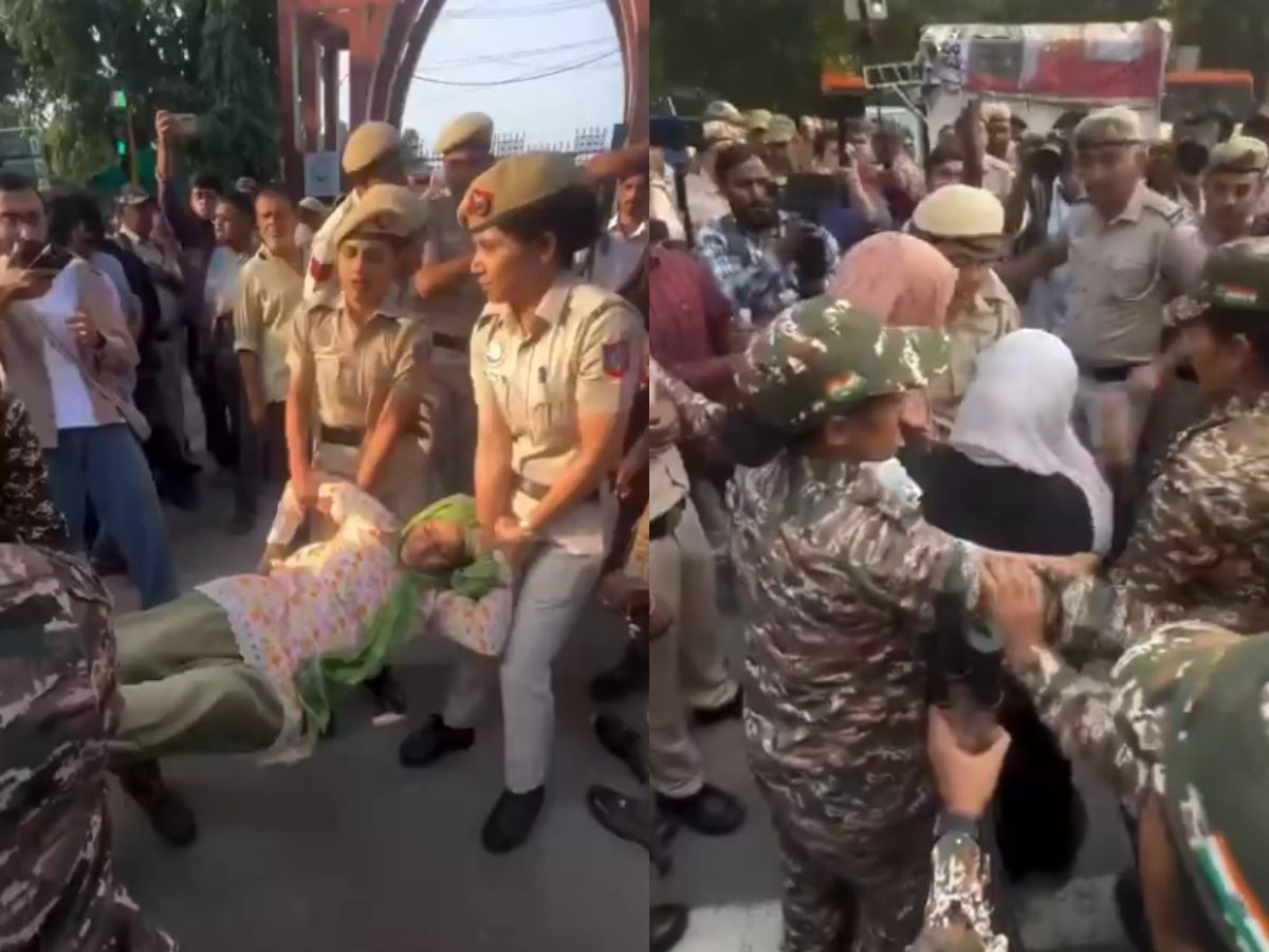 Jamia Protest: छात्र संघ चुनाव की मांग पर जामिया में बवाल, छात्राओं और महिला पुलिस के बीच धक्का-मुक्की; कैंपस में तनाव