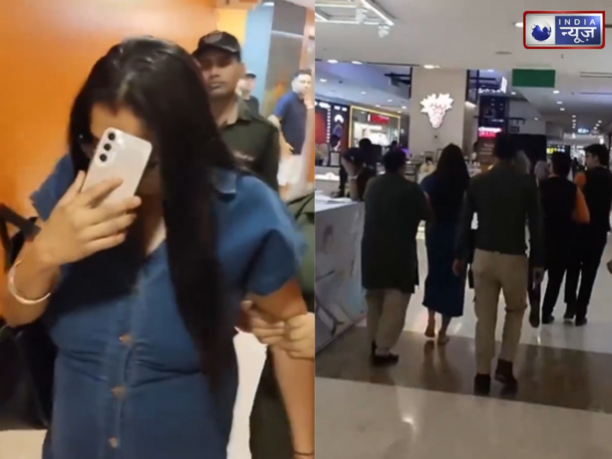DLF Mall जाकर करती थी चोरी, घी-रिफाइंड उठाती कई बार हुई कैमरे में कैद, पकड़ी गई