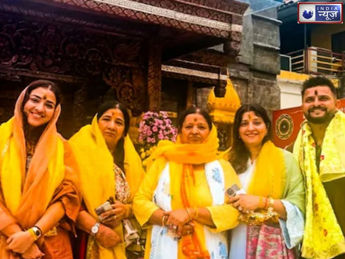 Baglamukhi Temple: मां बगलामुखी के दरबार पहुंचे सुरेश रैना, पत्नी प्रियंका और परिवार के साथ लिया आशीर्वाद