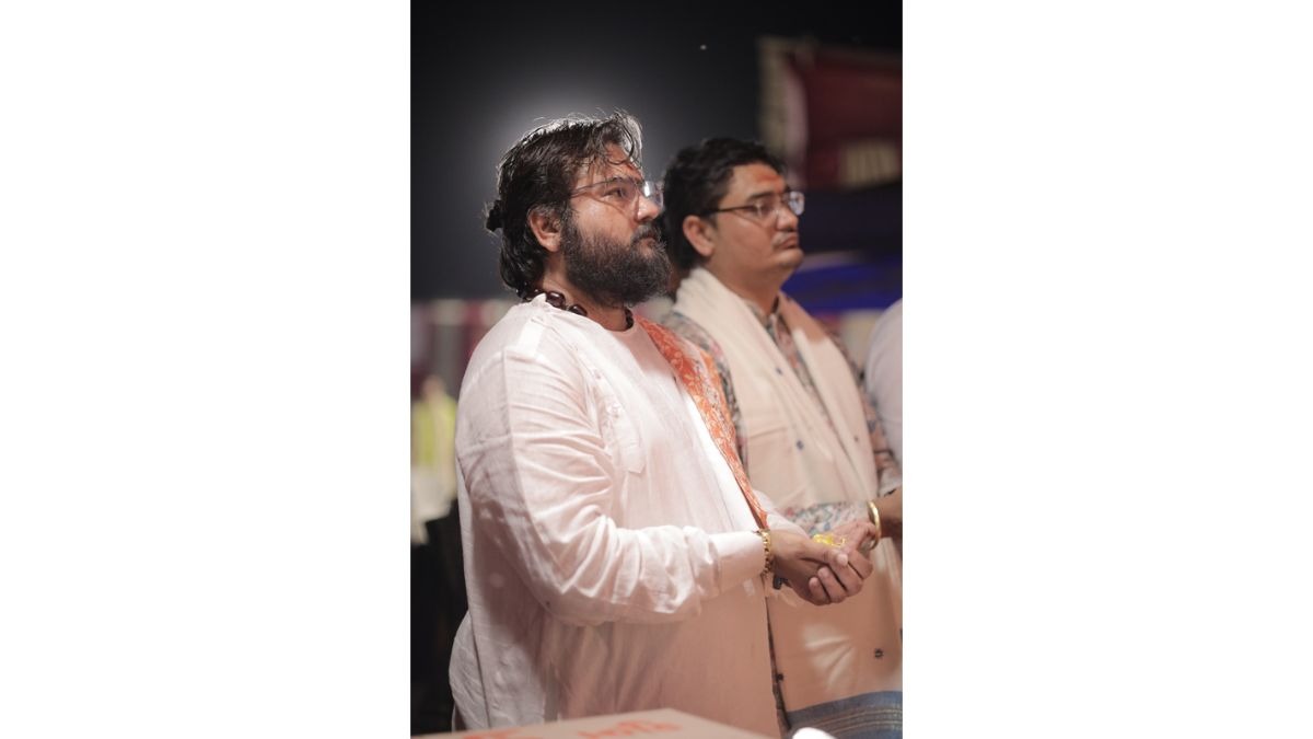 ‘गरवी वारसो’ में महाष्टमी पर आचार्यश्री भाविन और पू. मननजी ने की महाआरती